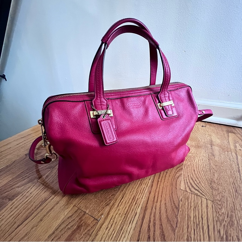 Coach Red Handbag